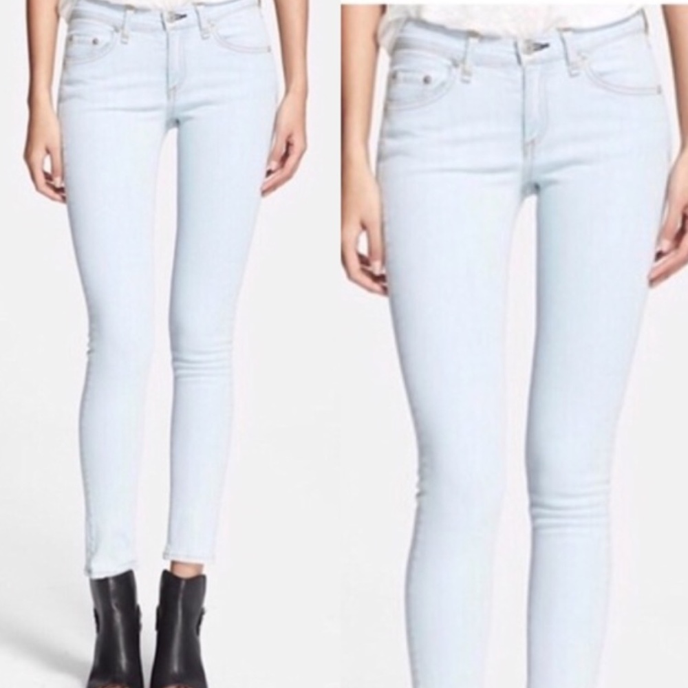 Rag & Bone Light Wash Skinny Jean